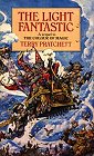 Book cover The Light Fantastic, Terry Pratchett; 85x140