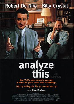 Movie Poster, Analyze This, Festivale film reviews; analyzethis.jpg - 22118 Bytes