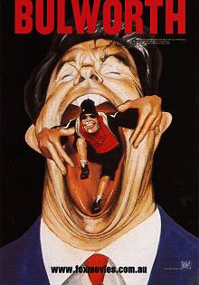 Movie Poster, Bulworth, Festivale film reviews