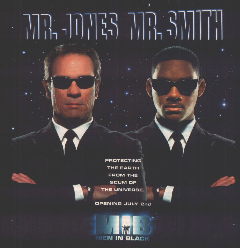 Movie poster, Men in Black, Festivale film review