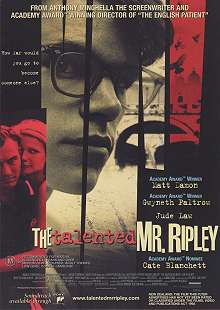 movie poster, talent mr ripley, festivale film review