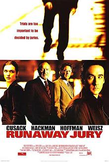 Movie poster, Runaway Jury; Festivale film review