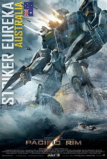 Movie poster, Pacific Rim, Festivale film review; 220x327