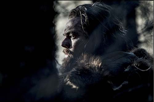 movie still, Leonardo di Caprio in The Revenant; 500x333