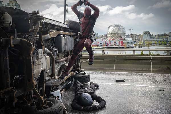 movie still, Deadpool, Festivale film review; 600x400