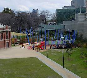 Birrarung Marr Children's Play area; photo (c) Ali Kayn 2005; 280x252