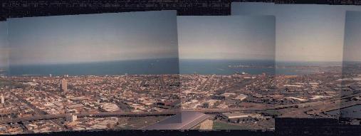 View from Rialto Towers observation deck, Melbourne, Australia