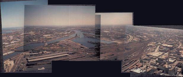 View from Rialto Towers Observation Deck, Melbourne, Australia