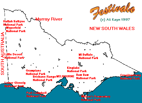 Map of Victoria